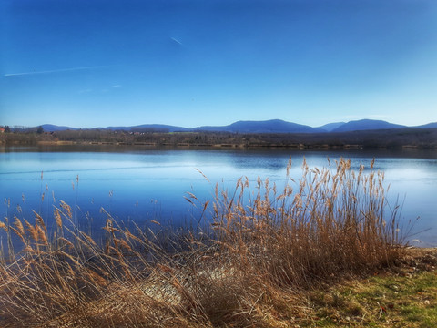 Olbersdorfer See - Hintergrund Naturpark Zittauer Gebirge - Autor Dasa Hrehova