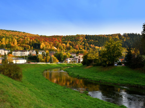 Die Weiße Elster in Elsterberg
