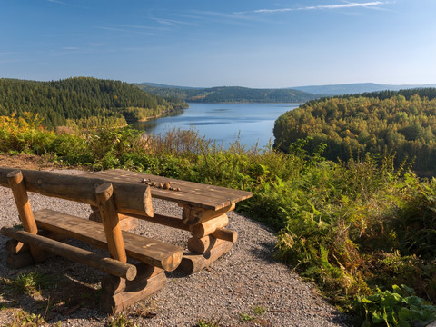 Rastplatz an der Talsperre Eibenstock