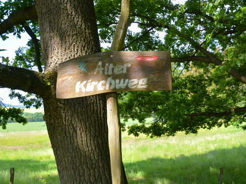 Alter Kirchweg Schild