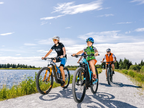 Biken an den Galgeneichen, Radfahren