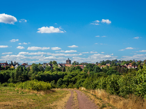 Blick Richtung Bannewitz mit Marienschacht