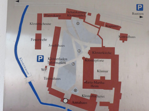 Übersichtstafel Kloster St. Marienstern