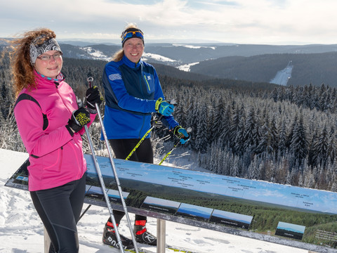 Panoramablick an der Halde Schneckenstein