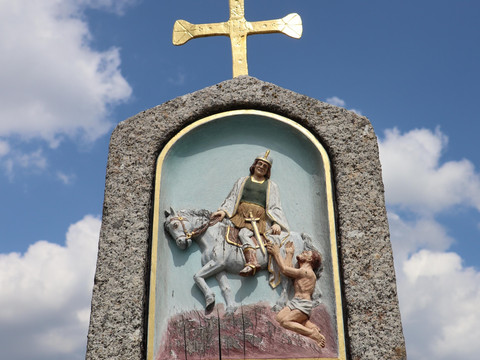 Kreuzsäule in Wendisch Baseltz