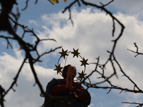 Marienstatue im Kloster St. Marienstern