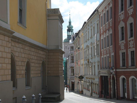 Auf der inneren Lauenstraße Richtung Bautzen