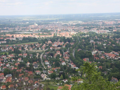 Blick von der Landeskrone auf Görlitz
