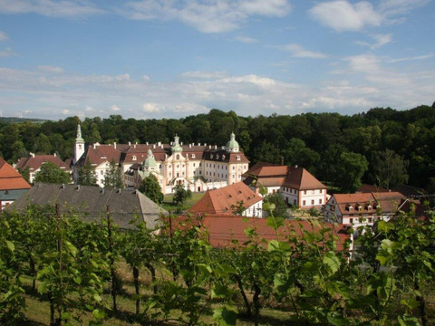 Blick auf das Kloster St. Marienthal