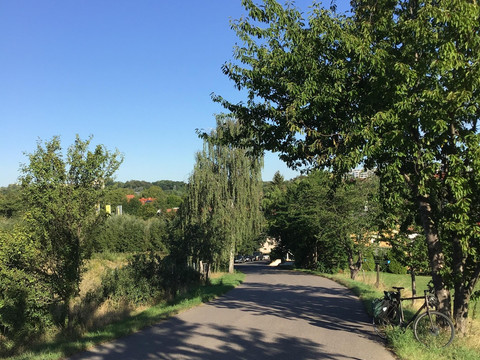 Radweg bei Kaitz