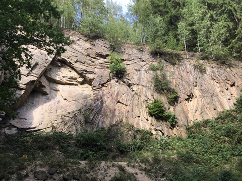 Porphyrfächer bei Grund