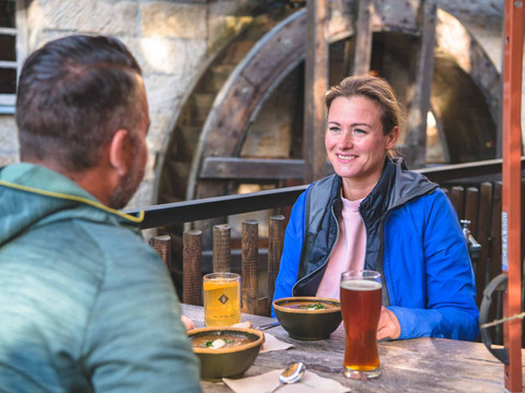 Einkehr im Mühlenhof in Schmilka