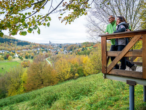 Biedenkopfblick Bad Schlema - Wanderbarer Silberberg