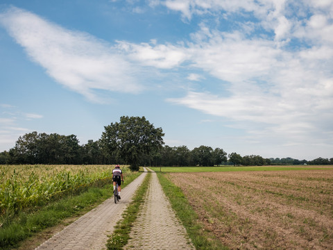 Fahrt durch die Felder bei Spansberg