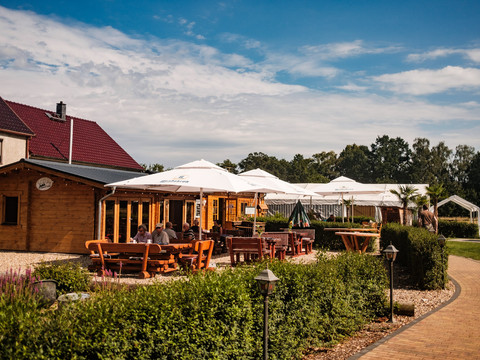 Cafe am Burgwall am Zielort Kosilenzien