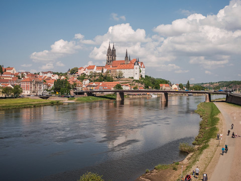 Blick auf die Meißner Altstadt
