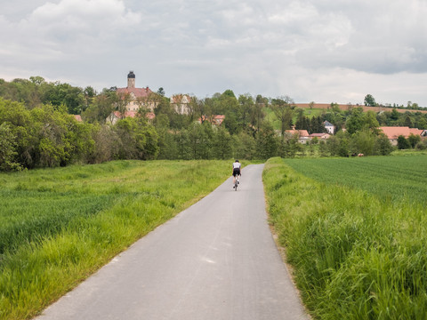 Blick auf Schloss Schieritz
