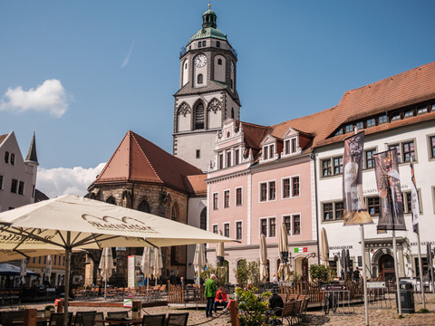 Marktplatz in der Meißner Altstadt