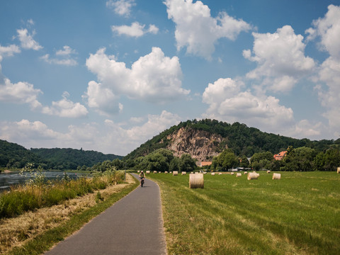 Blick auf die Boselspitze bei Sörnewitz
