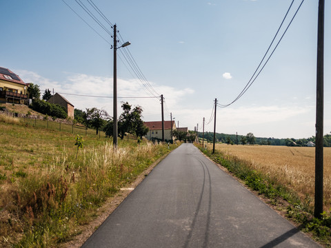 Kleine entspannte Straßen in Golk/Diera