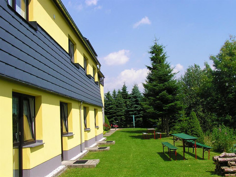 Garten der Pension Am Zechengrund