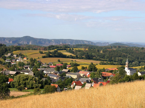 Blick auf Saupsdorf