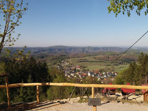 Blick auf die Hintere Sächsische Schweiz