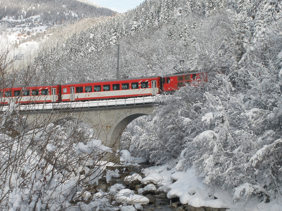 Winterwanderung Fiesch - Fieschertal und zurück