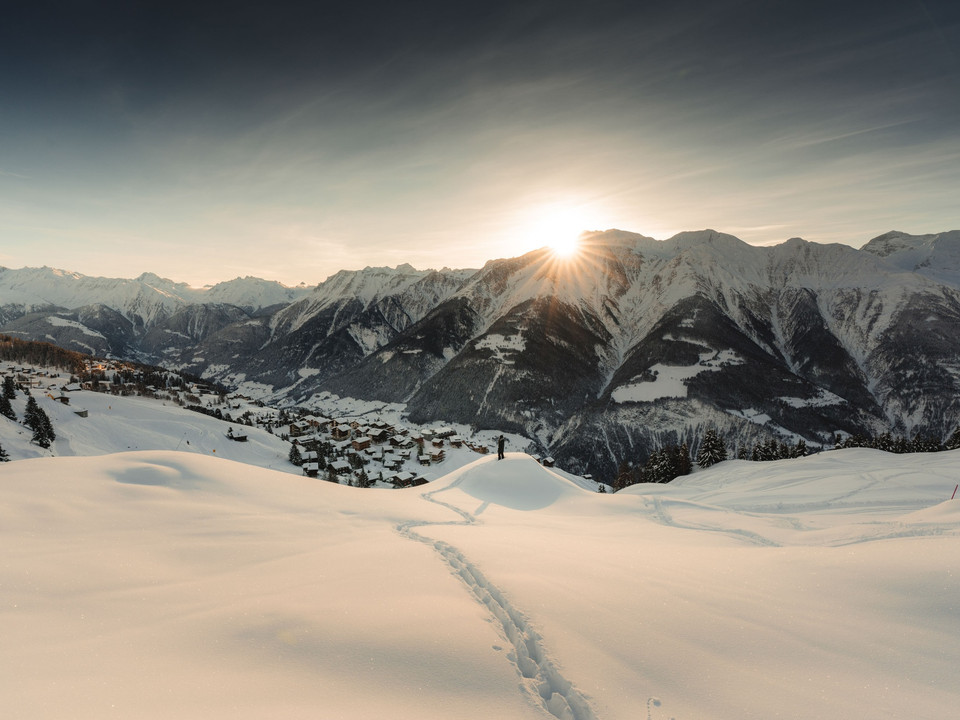 Winterwanderweg Moosfluh - Riederalp