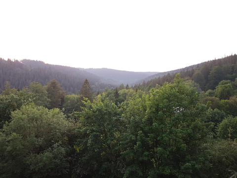 Blick aus einem Gästezimmer