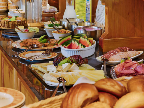 Frühstücksbuffet-Auswahl