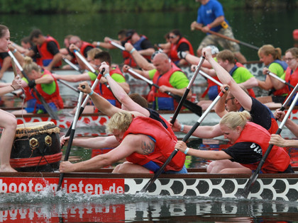 Bei einem der vergangenen Drachenbootrennen.