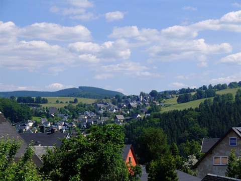 Blick aus dem Wohnzimmer