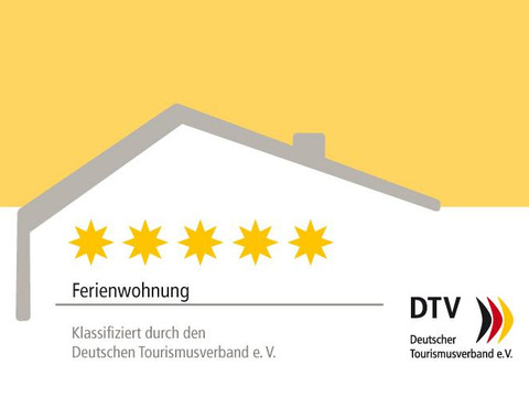 Zertifizierung FeWo für 8 Personen 5 Sterne