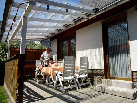 Ferienhaus Karin- Unsere Gartenterrasse