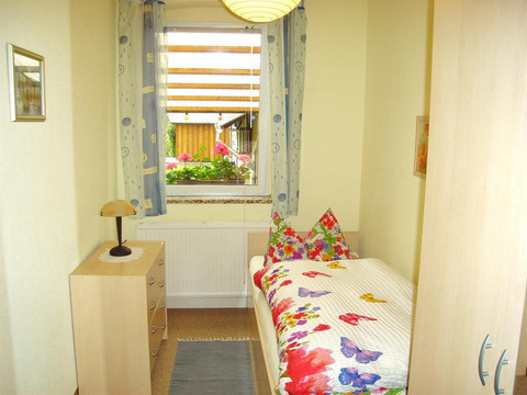 Ferienhaus Schlafraum 1 Bett