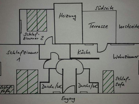 Grundriss+Bungalow
