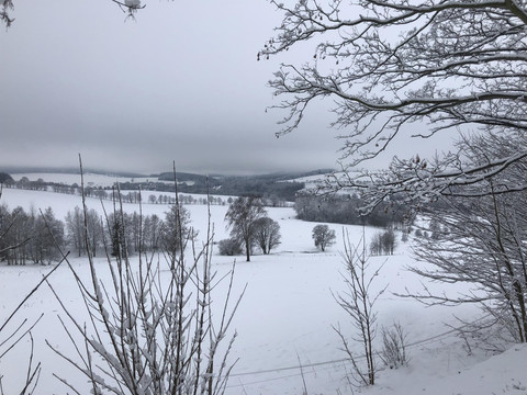 Erzgebirge im Winter