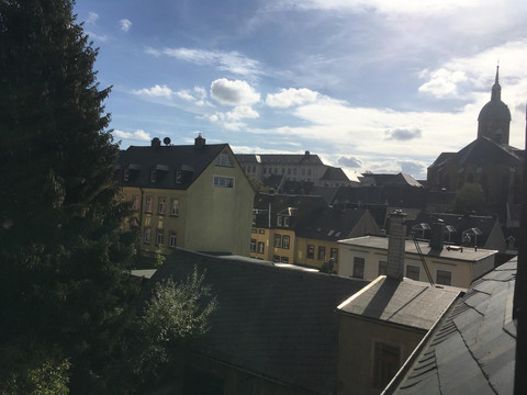 Blick aus 2. Etage Appartement