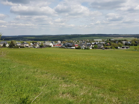 Blick über das Dorf Satzung