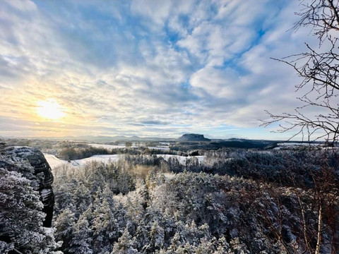 Weitblick zum Lilienstein