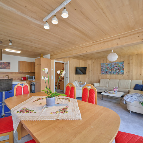 Ferienhaus Seewald Kueche Essplatz Ferienhaus Seewald Kueche Essplatz