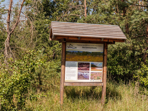 Lehrschild Gohrischheide