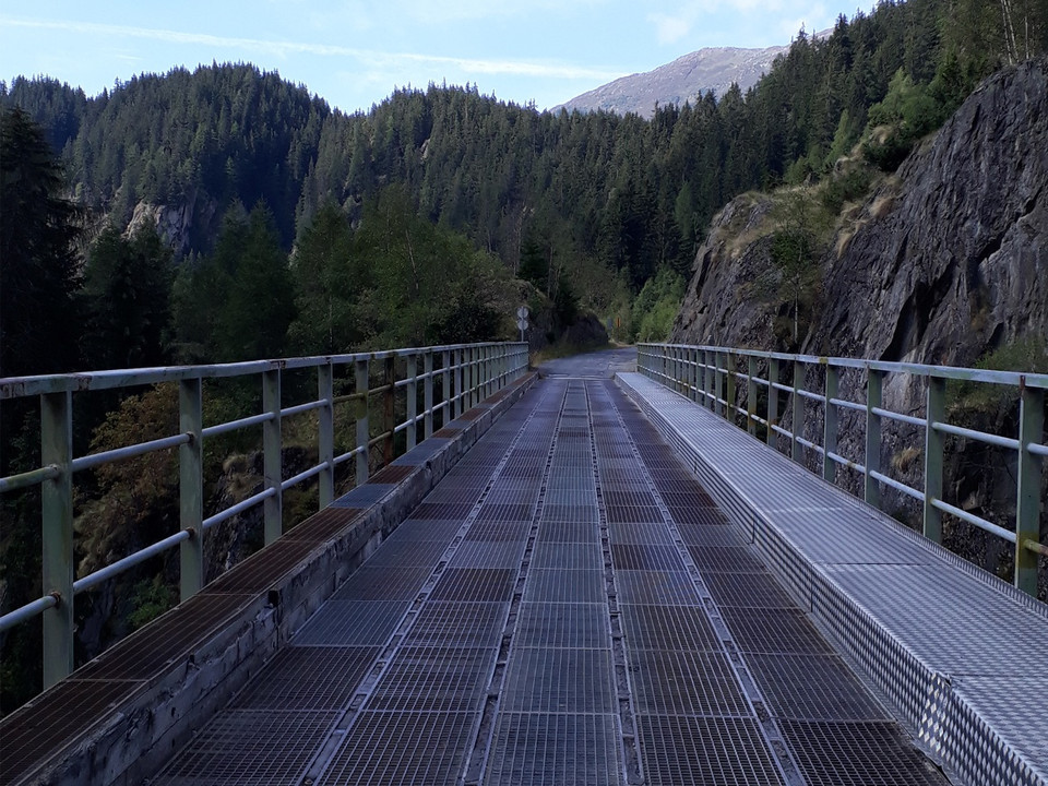 Wanderung von der Riederalp über die Knebelbrücke nach Blatten
