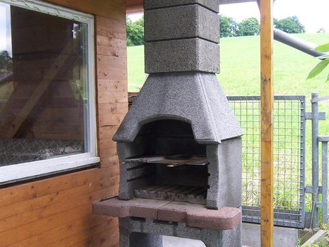 Gartenhäuschen mit Grill