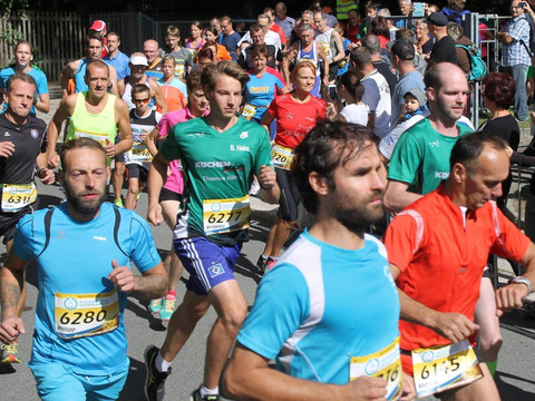 Läufer kurz nach dem Start