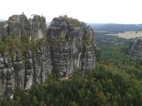 Felsgebiet die Schrammsteine