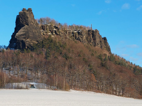 Lilienstein im Wimter