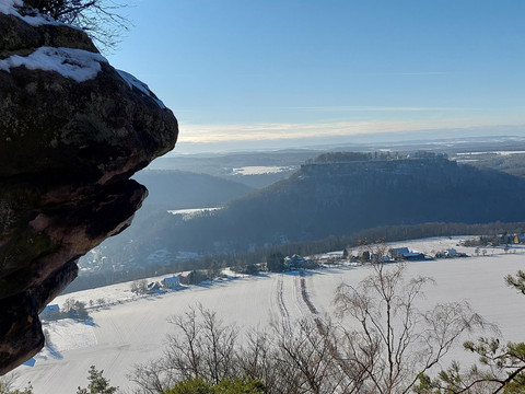 Blick vom Lilienstein