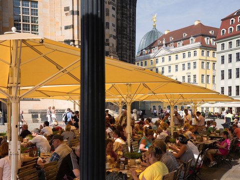 Der Neumarkt Dresden mit der Frauenkirche